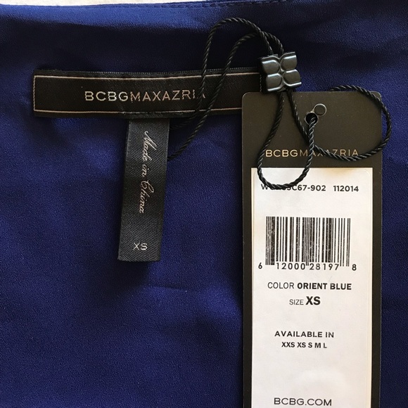 BCBGMAXAZRIA 'Alie' Lace Inset A-Line Dress - Picture 6 of 6